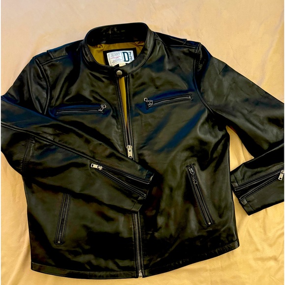 D73 Iron Moto Leather Jacket Never worn perfect new condition - Picture 1 of 5